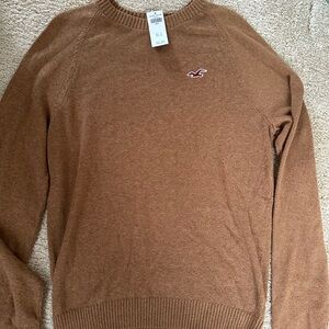 NWT Men's Hollister Camel Sweater Size L